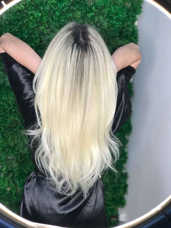 Aquele loirao perolado que toda loira ama ter ❤️ 
#loirodossonhos #loiroperola #loirabrasileira  cabelo cabeleireiro(a)
