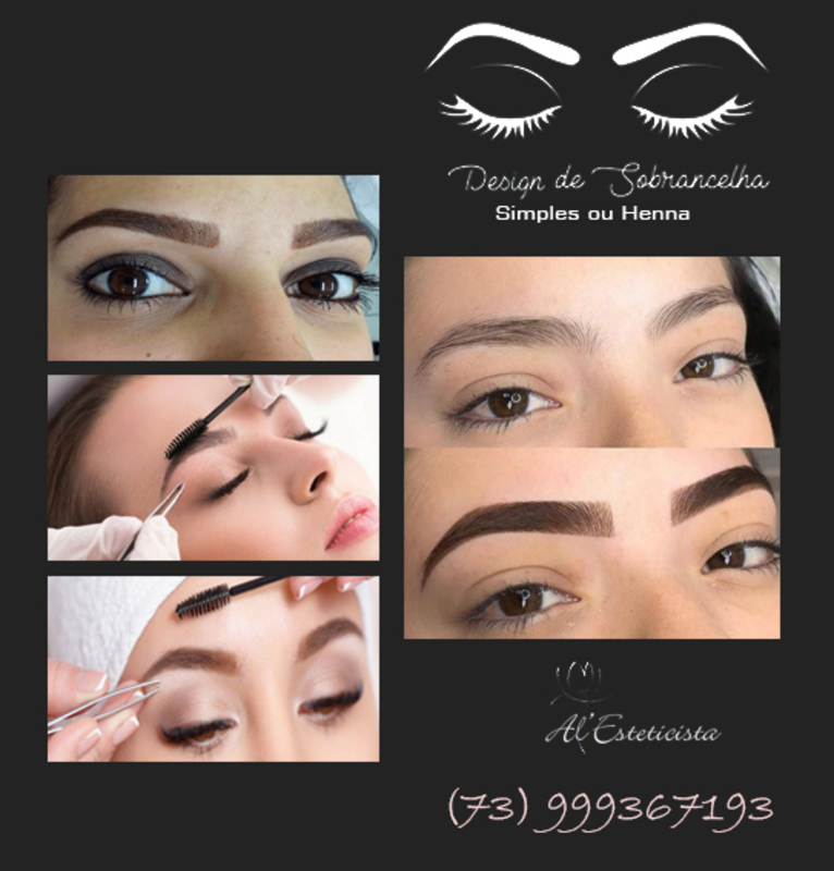 Design de Sobrancelha estética esteticista dermopigmentador(a) designer de sobrancelhas micropigmentador(a)
