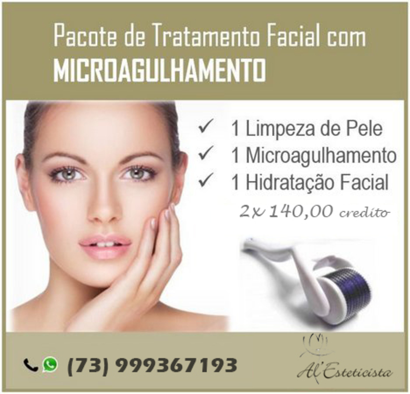 Microagulhamento estética esteticista dermopigmentador(a) designer de sobrancelhas micropigmentador(a)