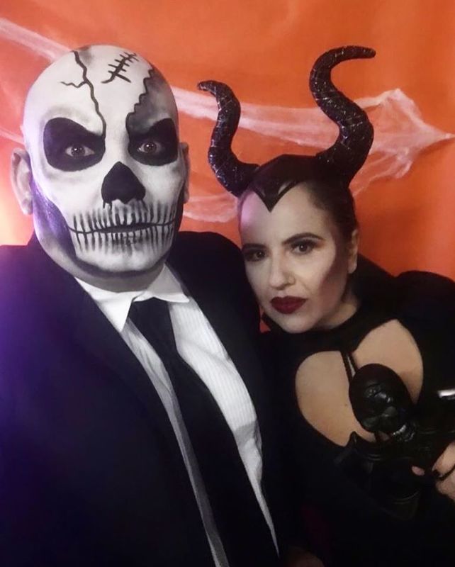 Caveira e malévola - halloween  maquiagem maquiador(a) esteticista