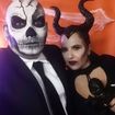 Caveira e malévola - halloween 