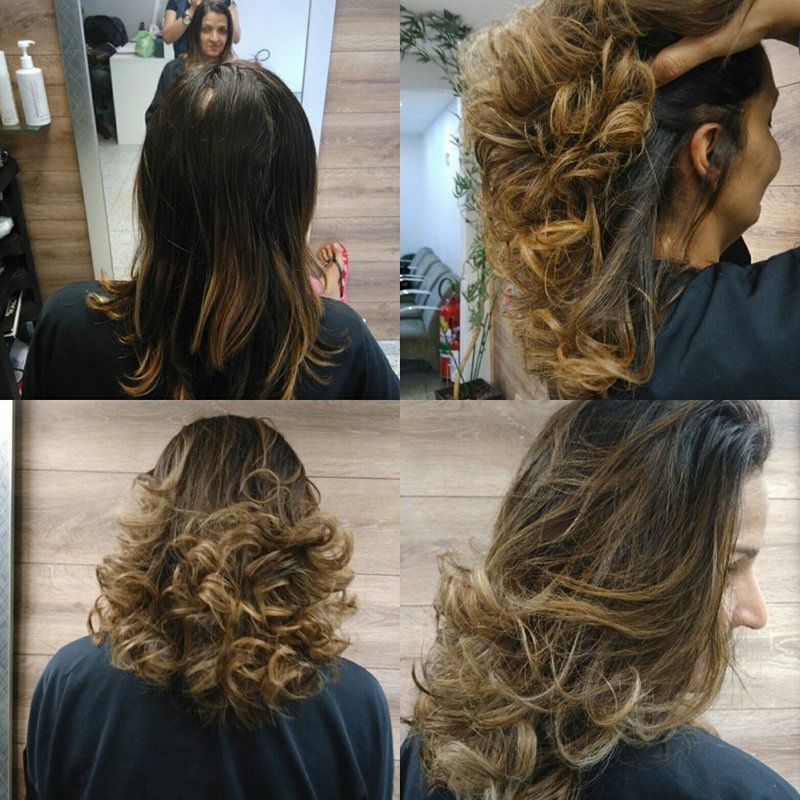 Morena iluminada cabelo cabeleireiro(a) designer de sobrancelhas maquiador(a) stylist / visagista