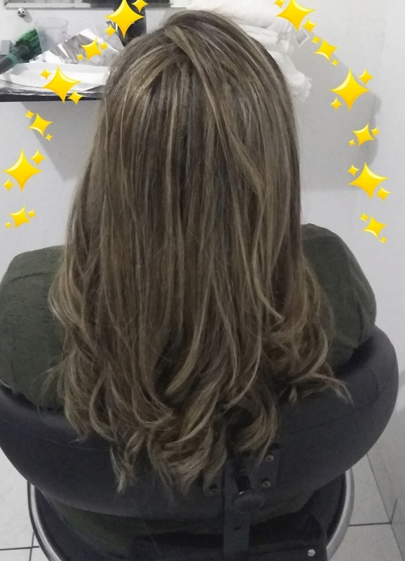 Luzes costuradas, no papel + corte e escova cabelo barbeiro(a) cabeleireiro(a) designer de sobrancelhas