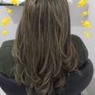 Luzes costuradas, no papel + corte e escova