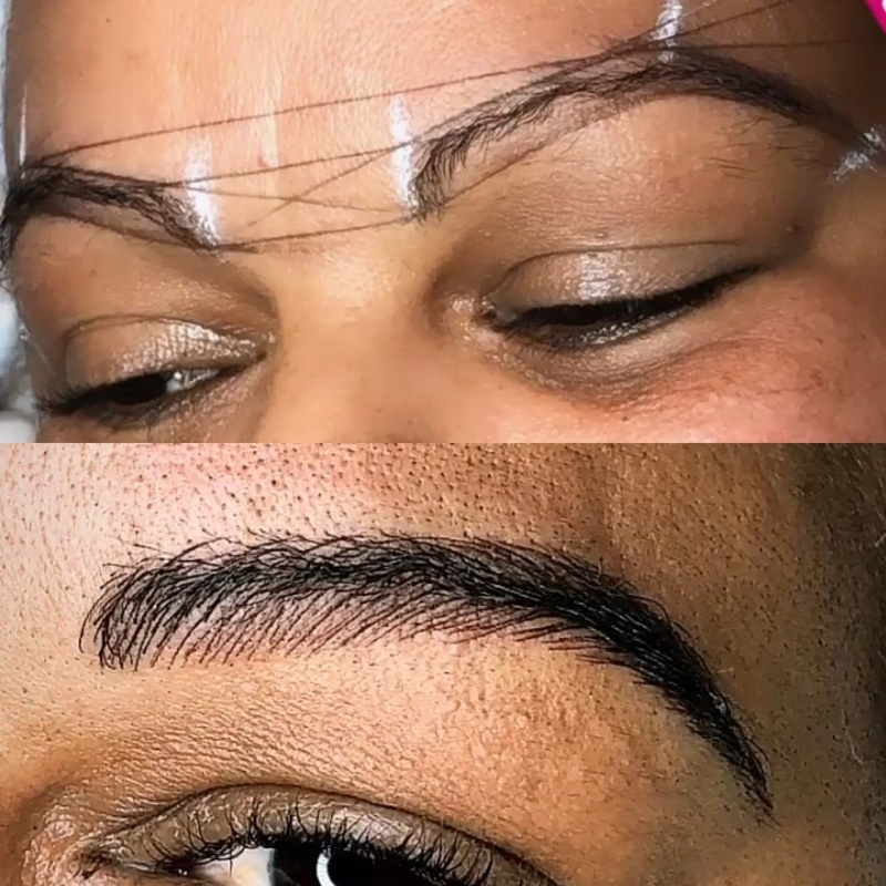 Microblading 
Fio a fio realista. outros designer de sobrancelhas maquiador(a) micropigmentador(a)