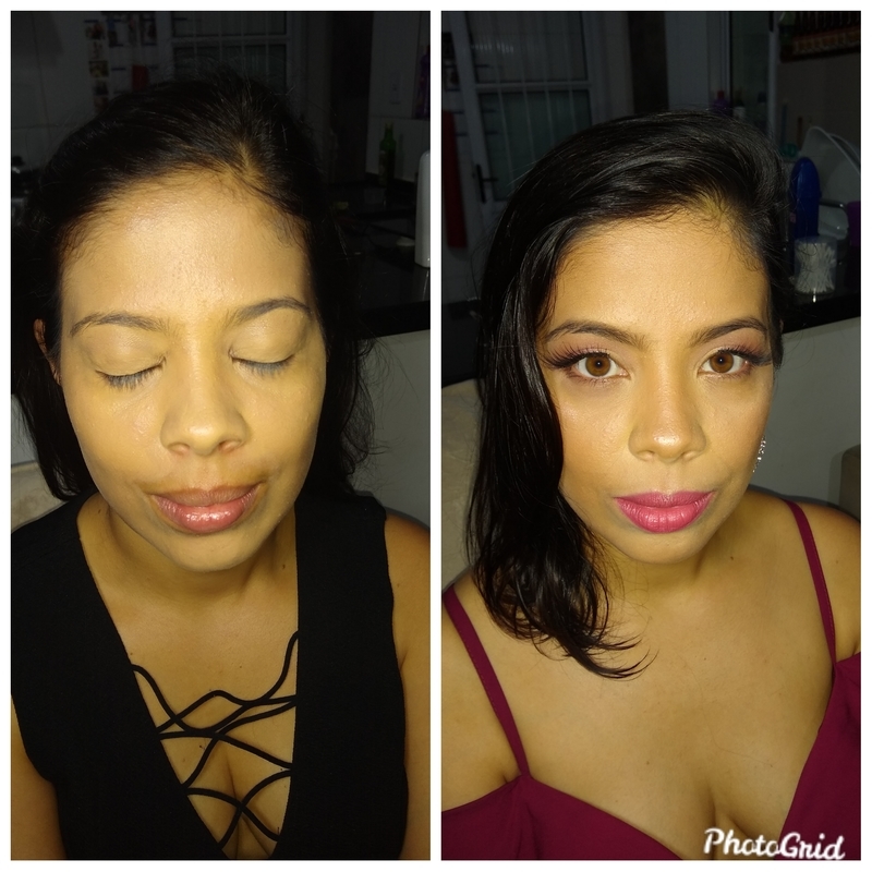 Maquiagem de madrinha simples, pois a. Cliente não tem costume de se maquiar. maquiagem esteticista maquiador(a) designer de sobrancelhas