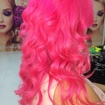 Neon Hair Pink + escova e babyliss 