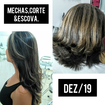 1-Morena iluminada, com lindo corte repicado longo, em camadas. Base arredondada.fanja lateral.
2-mechas em cabelos coloridos.
Corte em camadas,base quadrada.
Com linda franja lateral.