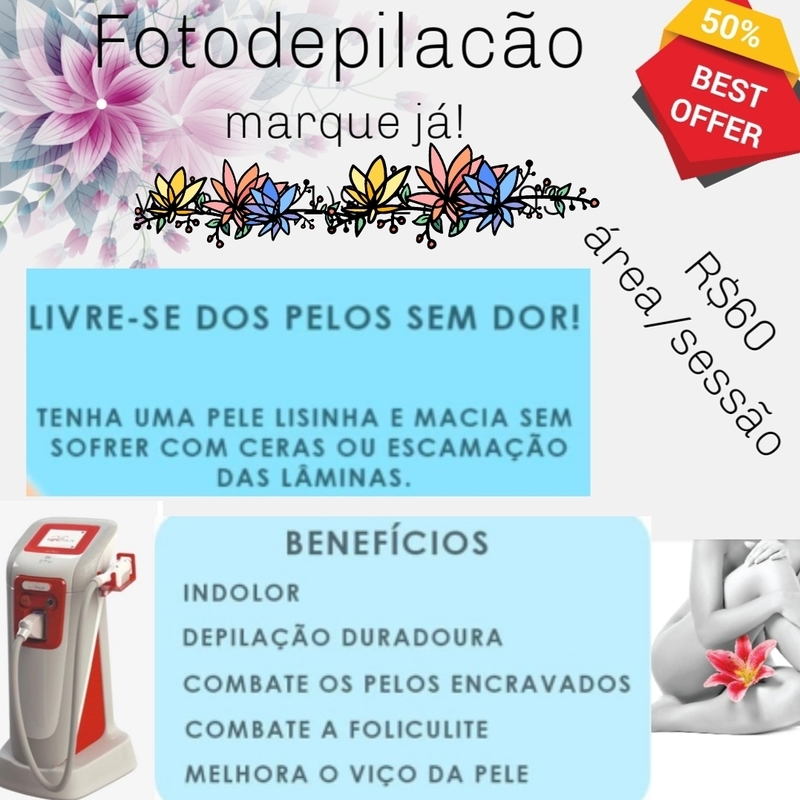 acabe com os pelos com a foto depilação  estética esteticista