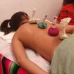 Confecção de pindas chinesas 
Massagem com pindas chinesas