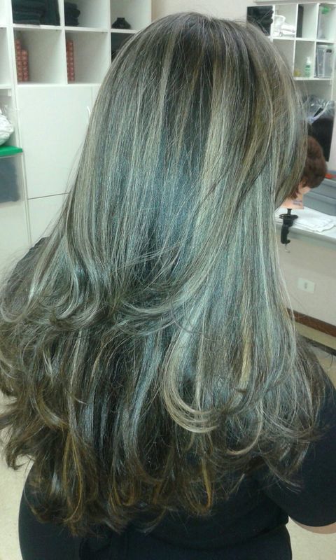 Luzes e Escova cabelo cabeleireiro(a) barbeiro(a)