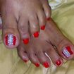 Pedicure e decoração