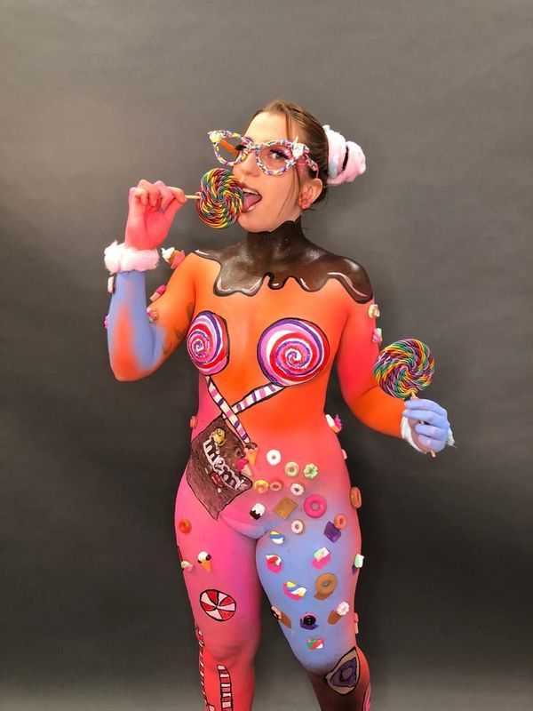 Maquiagem artística inspiração em Candy #MaquiagemProfissional maquiagem estudante (maquiador)