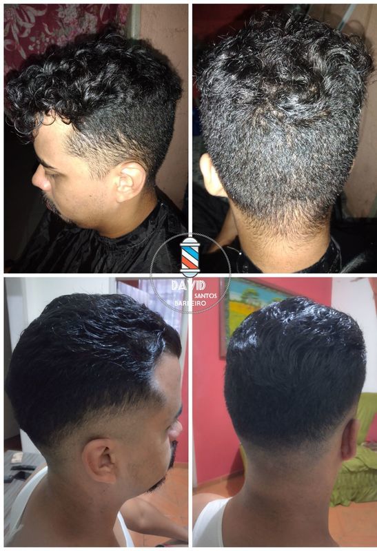 Antes e Depois ( Corte Mid Fade ) 💈✂️ cabelo barbeiro(a)