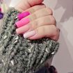 Alongamento em fibra de vidro com esmaltação em gel 😍