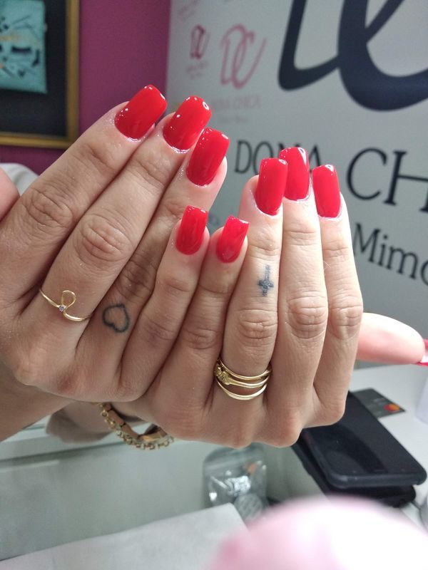 Alongamento em fibra de vidro unha manicure e pedicure
