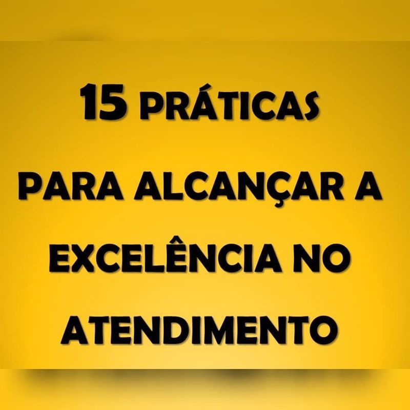 Nos tempos atuais não basta servir um café ou um champanhe na hora do atendimento...tem que fazer diferente...tem que encantar e foi pra isso que eu criei as 15 Práticas Para Alcançar A Excelência No Atendimento! Vem comigo e aprenda a ser referência no quesito atendimento ao cliente de salão 😉 outros consultor(a) consultor(a)