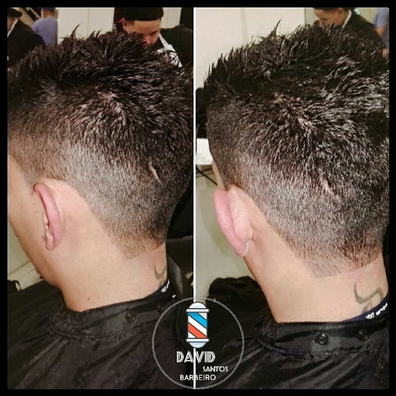 Corte Moicano 💈✂️ #Barbeiro  cabelo barbeiro(a)