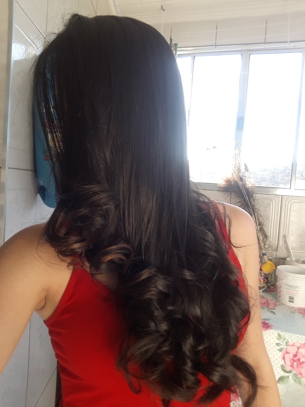 Prancha modelada 😉👌🏻 cabelo cabeleireiro(a)