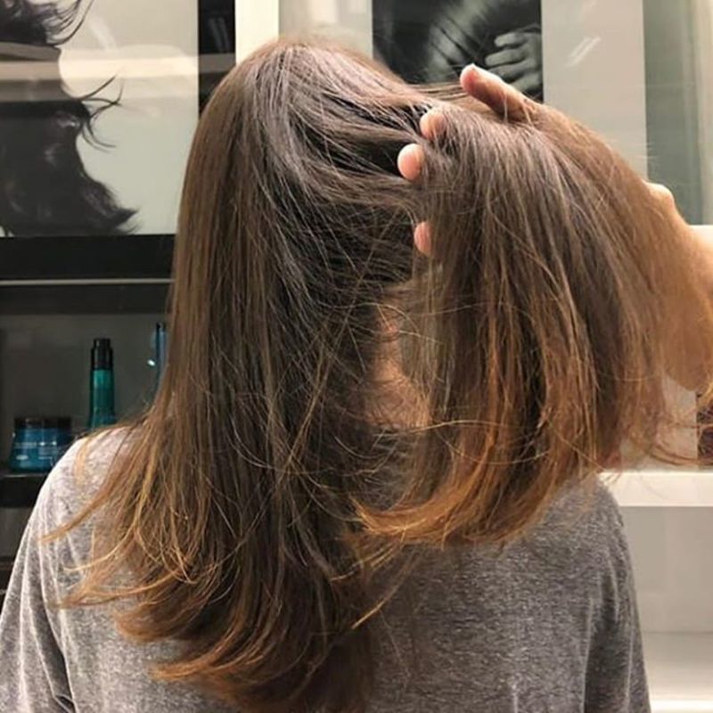 Público masculino também adora aquele efeito chapado ao vento! Liso perfeito dos sonhos com o X-Tenso de L'Oréal 😍 cabelo auxiliar cabeleireiro(a) recepcionista