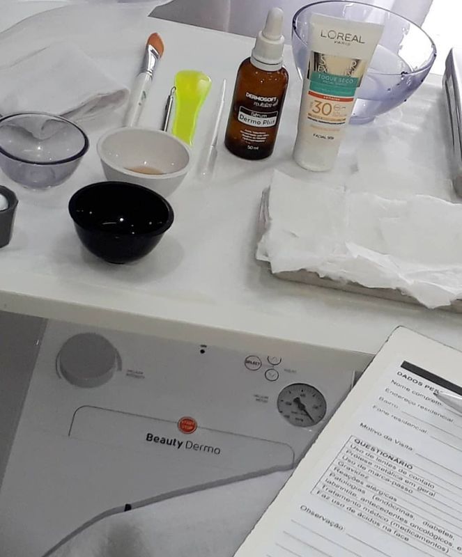 estética esteticista recepcionista