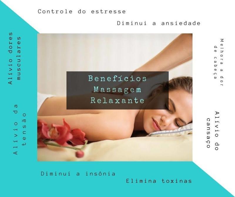 Benefícios da Massagem Relaxante. estética massoterapeuta aromaterapeuta