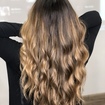 Mechas , técnica bronze 
Mão livre 
Morena iluminada 