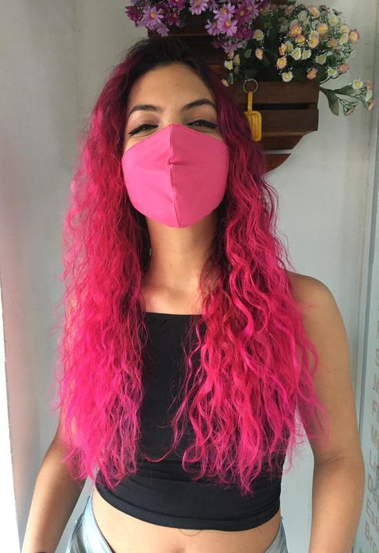 Ombré pink em cabelo ondulado. Sem perder a definição #cabelorosa #cabeloscoloridos #onduladas  cabelo cabeleireiro(a) designer de sobrancelhas maquiador(a)