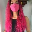 Ombré pink em cabelo ondulado. Sem perder a definição #cabelorosa #cabeloscoloridos #onduladas 