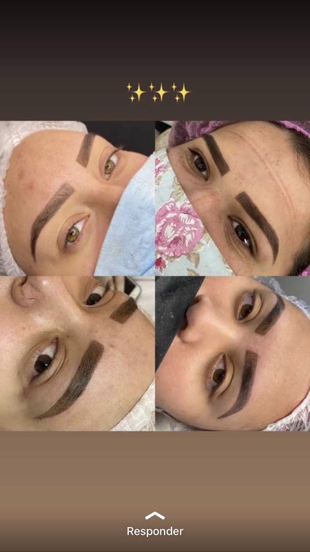Design de Sobrancelha com Henna.  estética designer de sobrancelhas recepcionista estudante (maquiador)