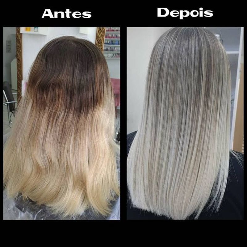 Aquele antes e depois que da gosto!!
#especialistaemloiro #correçãodecor cabelo cabeleireiro(a)