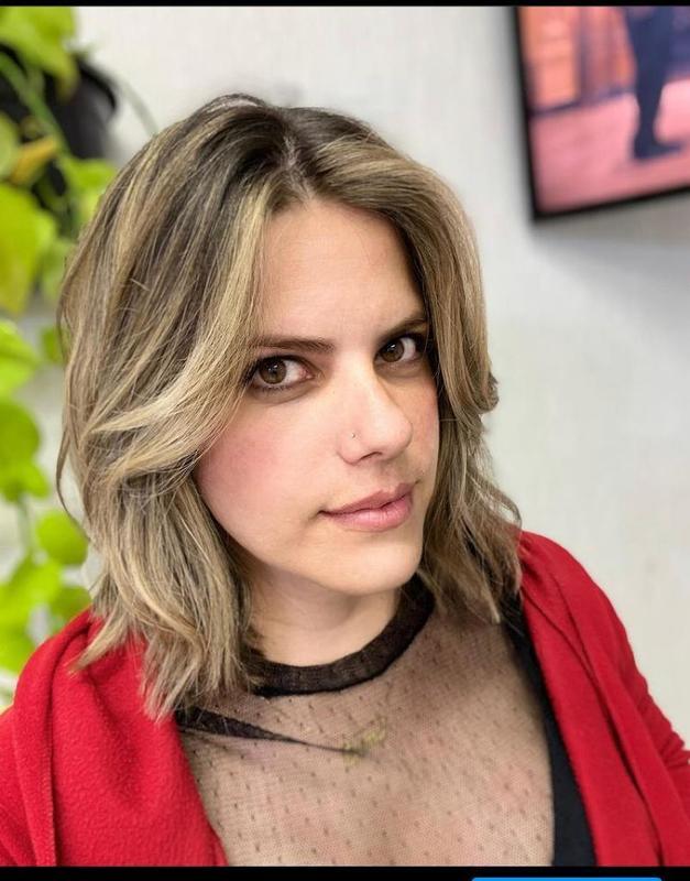 Mechas Douradas cabelo cabeleireiro(a)