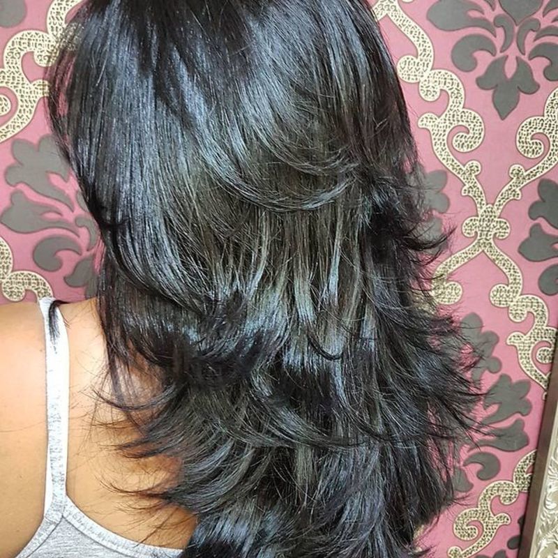Corte Repicado cabelo cabeleireiro(a)