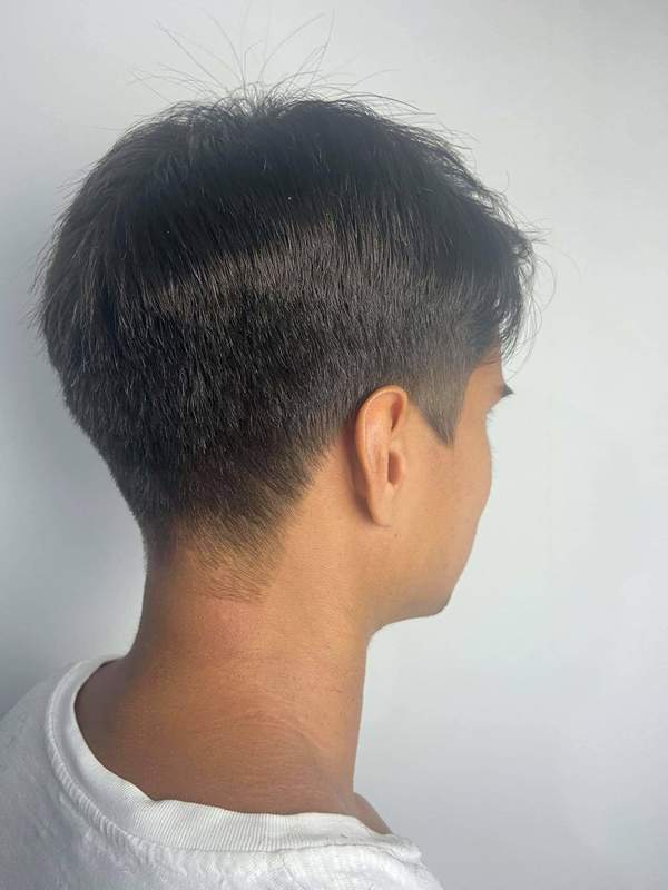 Taper fade cabelo barbeiro(a)