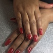 Alongamento em gel 