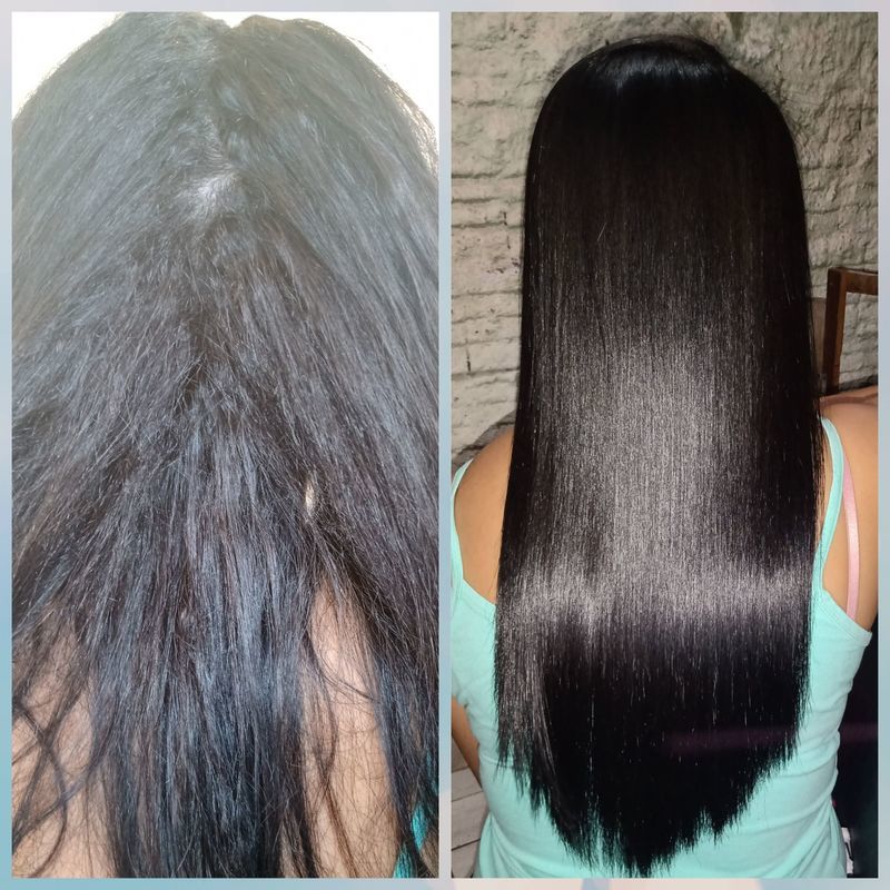 #progressiva #antes #depois cabelo auxiliar cabeleireiro(a)
