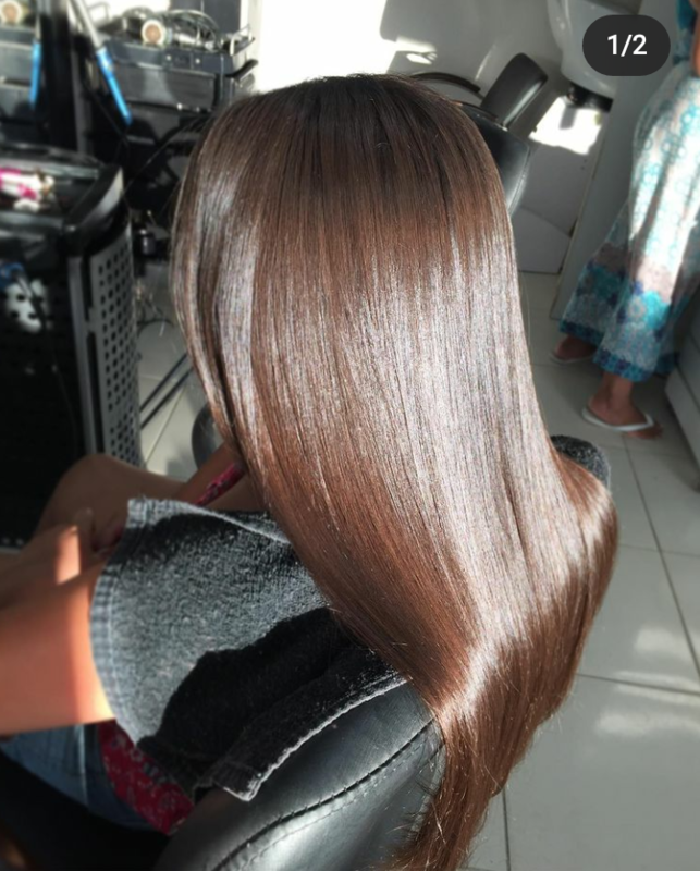 Alisamento orgânico 
#hairstyle #alisamento #beautyhair  cabelo cabeleireiro(a)